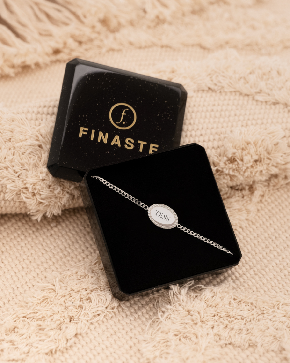 Vintage initial bracelet
