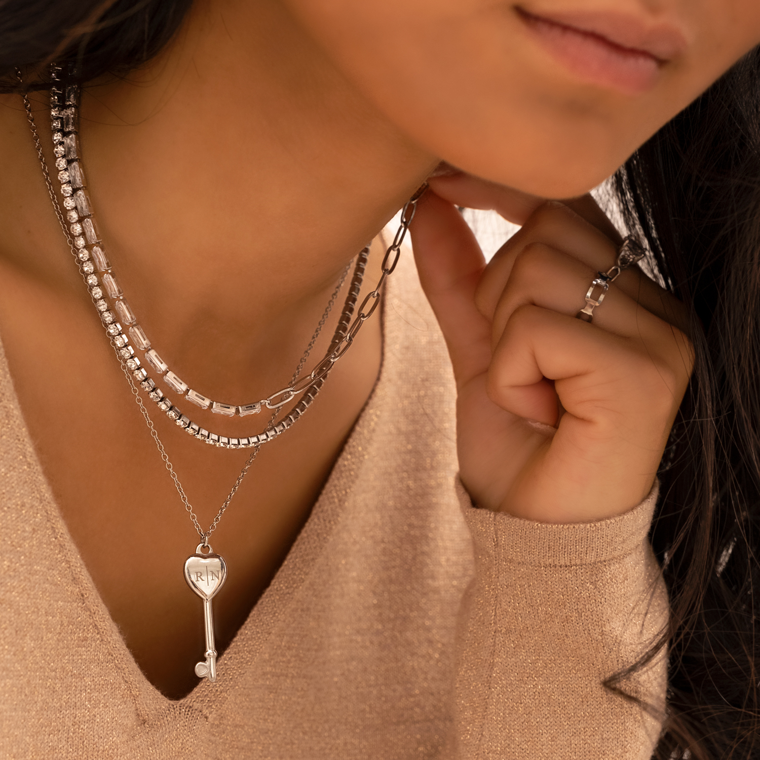 Tennis necklace