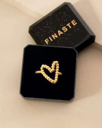 Ring met hartje Ring met hartje