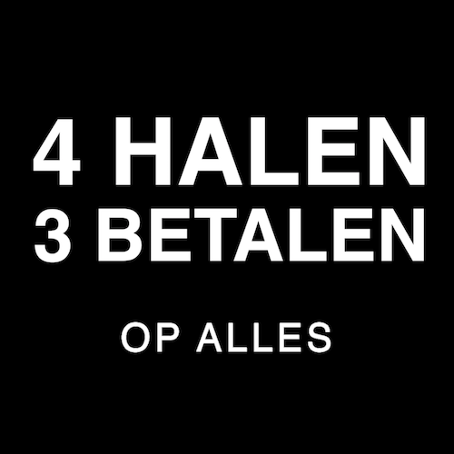OMG! 4 Halen, 3 betalen op ALLES!*