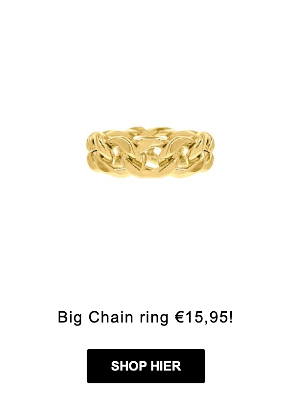 gouden big chain ring