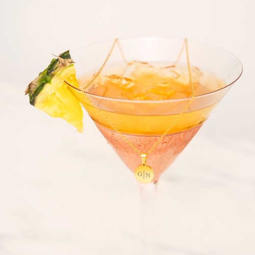cocktail met finaste ketting