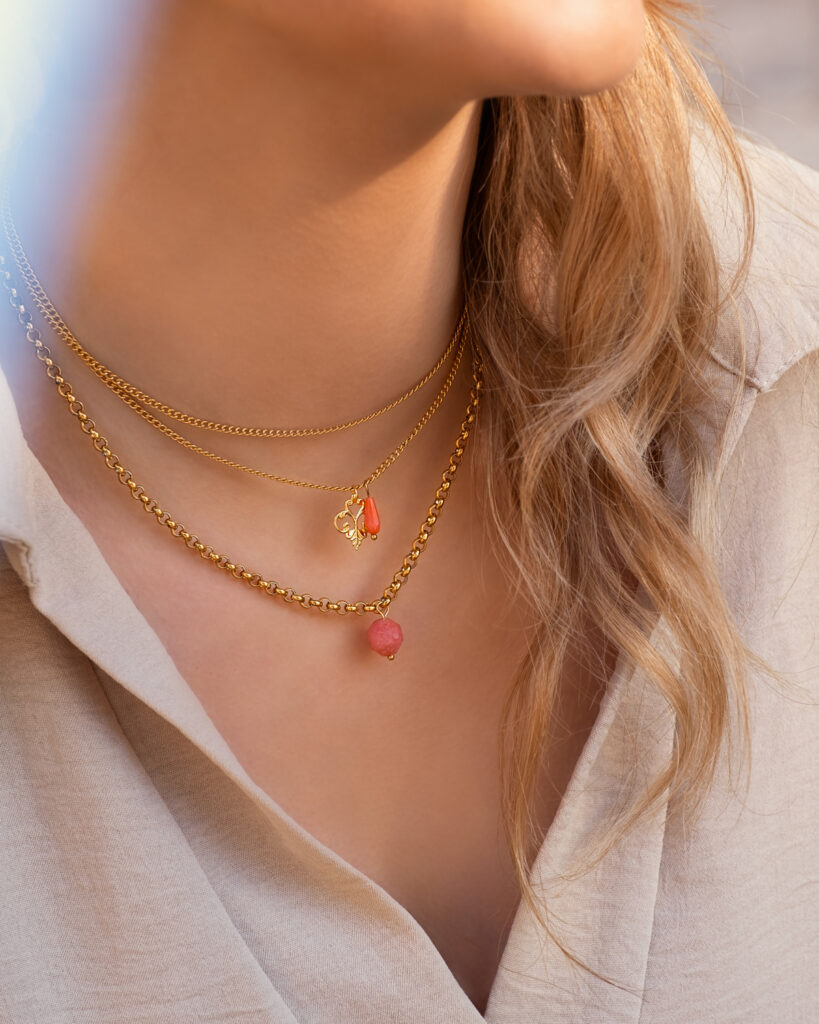 roze necklaceparty